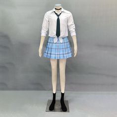 Ready To Ship My Dress-Up Darling Kitagawa Marin Women's School Uniform - Spring Cosplay Costume is only 79.00, shipping all over the world. Fitted Blue Harajuku Cosplay Costume, Fitted Long Sleeve Harajuku Costume, Fitted Harajuku Style Cosplay Costume With Long Sleeve, Fitted Long Sleeve Harajuku Cosplay Costume, Fitted Harajuku Costume Accessories For Cosplay, White Fitted School Costume, Fitted White School Costume, Fitted Long Sleeve Anime Cosplay Costume, Blue Long Sleeve Fitted Cosplay Costume