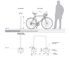 an image of a bike and its measurements