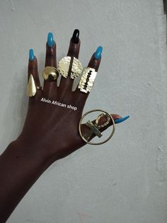 Wholesale of 5 brass rings Rings Big, African Shop, Rings Boho, Brass Rings, Ring Guard, Jewelry Lookbook, Brass Ring, Jewelry Inspo, Dream Jewelry