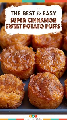 Super Cinnamon Sweet Potato Puffs Recipe Crescent Roll Sweet Potatoe, Whipped Sweet Potato Recipes, Sweet Potato Crescent Bites, Sweet Potato Souffle Recipes Easy, Sweet Potato Skewers, Make Ahead Sweet Potato Recipes, Sweet Potato Patties Recipes, Sweet Potato Appetizers For Party, Sweet Potato Appetizer Recipes