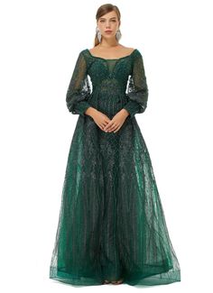 Be a stunning vision in everyone's eyes with the Ballbella Forever Be A-line Square Neckline Sequined Floor-length Long Sleeve Open Back Appliques Lace Prom Dress! Maxi with the prom dress features a elegant lace fabric,long sleeve and a-line skirt. Long Sleeves Prom Dresses, Lace Prom Dresses, Prom Dresses With Pockets, Long Sleeve Prom, Lace Prom Dress, Custom Size Dresses, Prom Dresses Online, Green Prom Dress, Green Sequins