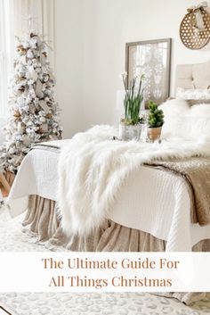 Stone Gable Christmas, Bedroom Tree, Christmas Kitchens, Decorated Bedroom, Christmas Bedrooms, Christmas Rooms, Christmas Bedroom Ideas, Different Christmas Trees, Bedroom Ideas Christmas