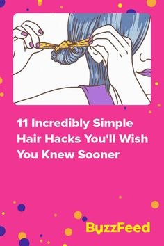 11 Incredibly Simple Hair Hacks You'll Wish You Knew Sooner Simple Hair Hacks, Hair Doos, Hair Tricks, Hair Styels, Pro Hair, More Sleep, Hair Upstyles, Simple Hair, Short Layers