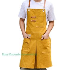 Denim Bib Apron Pu Leather Strap Gardener Cook Barista Waitress Work Wear Apron   Color:Green  Brick red Black Yellow Size:One Size Material:Denim        Payment 1. Payment must be made within 7 days of auction closing (Unpaid dispute will automatically open when item is not paid in 7 days). 2. PLEASE NOTE: SHIPPING&HANDING DOES NOT INCLUDE DUTIES, LOCATL TAXES OR ANY OTHER IMPORTATION FEES. 3. Please list your special requests (color, packages, value of declaration, etc.) in the EBAY NOTES SECT Gardening Overalls, Jean Apron, Stylists Aprons, Barista Apron, Cross Back Apron, Denim Apron, Work Aprons, Brick Colors, Gardening Apron