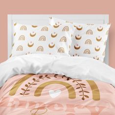 Boho Sunset Rainbow Big Kid Bedding Set Big Kid Bedding Modified Tot Sunset Nursery, Kid Bedding, Boho Sunset, Sunset Rainbow, Boho Bedding Sets, Floral Crib Bedding, Big Kid Bed, Kids Bedding Sets, Boho Bedding