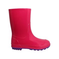 Turtles, Frogs, and Kids love to play in puddles and these lightweight colorful rain boots provide waterproof protection on rainy days. Knit lining for ease to put on and kick-off, save the sneakers for sunny days. A sleek style makes it effortless to match with their everyday wardrobe. Exclusively at Walmart. Size: 2-3.  Color: Pink.  Gender: female. Non-slip Rain Boots, Playful Waterproof Round Toe Rain Boots, Non-slip Rain Boots For Rainy Season, Playful Non-slip Rain Boots With Round Toe, Playful Non-slip Round Toe Rain Boots, Pink Rain Boots For Winter Outdoor Activities, Playful Non-slip Rain Boots For Rainy Weather, Pink Rain Boots For Winter Outdoor Use, Pink Waterproof Boots For Rainy Season