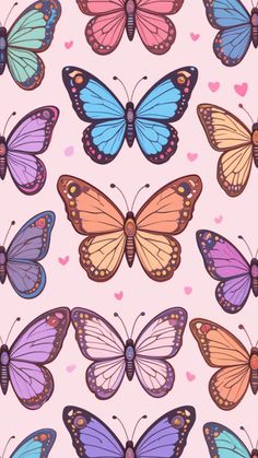 A bold butterfly pattern featuring bright colors and strong outlines, adding a statement to artistic designs.