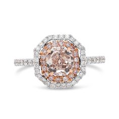 unique rose gold engagement rings Fancy Light, Fancy Lights, Double Halo, Rose Gold Engagement, Gold Engagement Ring, Rose Gold Engagement Ring, Gold Engagement, Gold Engagement Rings, Pink Diamond