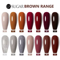 Specification: Brand: UR SUGAR Capacity: 7.5ml Quantity: 1 Bottle Color: As the pictures show Package Contents: UR SUGAR 1 Pc BROWN COFFEE Soak Off Gel Polish 7.5ml (Colors Contain All Kinds of BROWN COFFEE White Colors and Suitable for Any Occasion) Feature: 100% new retail and high quality. Suitable to apply on UV gel nails, acrylic nails and natural nails etc. Help strengthen your nails with a durable shiny coat. Perfect for both professional use and personal use. Professional usage: Step 1: Winter 2023 Nail Color Trends, Fall Wedding Nails For Guest 2023, Brownish Nail Color, Carmel Nails Color, Solid Color Gel Nails Fall, Cute Fall Nails Acrylic Coffin Short, November Nail Colors 2023, Fall Gel Nails Colors 2023, Brownish Nails