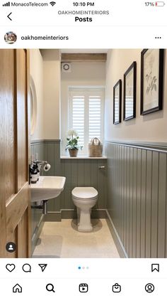 the bathroom is clean and ready to be used by someone in their home or business