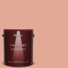 behr marquee interior paint in one gallon, with the light on it