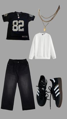 Black Sambas, 90s Outfit, Black