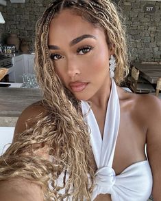 Blonde Pick And Drop Braids, Angel Braids, Vacation Hairstyles, Blonde Braids, Braids Hairstyles Pictures, Cute Box Braids Hairstyles, Hairstyle Inspiration