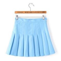 Color: Sky Blue, Size: XXL Skirt Uniform, Pleated Skirt Pattern, High Waist Pleated Skirt, Skirts Pleated, Plaid Pleated Mini Skirt, School Uniform Fashion, Blue Skirts, Skirts Short, High Waisted Pleated Skirt