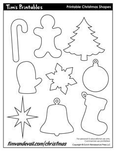 printable christmas cut outs for kids to make