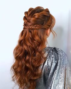 Hair And Makeup, Bride Hairstyles, Bridesmaid Hair, Pretty Hairstyles, Hair Looks