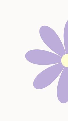 a purple flower on a white background