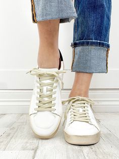 Step out in style with Corkys Another Round Tennis Shoes in White! These comfortable and trendy shoes are perfect for any occasion. The durable design and sleek white color will elevate any outfit. With Corkys, you'll always be ready for another round!