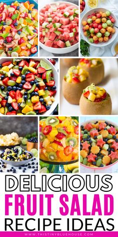 delicious and colorful fruit salad recipe ideas