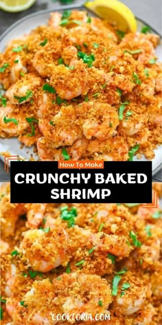 this crunchy baked shrimp recipe is so good and easy to make