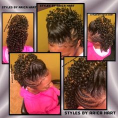 Black Hairstyles Updo, Pretty Ponytail, Braid Hair Styles, Hair Styles For Black Women, Mohawk Hair, Mommy Hairstyles, Styles For Black Women, Fancy Hair