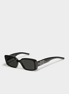 Parabola 01 | GENTLE MONSTER Official Site Modern Rectangular Sunglasses For Evening, Y2k Glasses, Latest Sunglasses, Gentle Monster, The Galaxy, Prescription Lenses, Black Frame, Statement Pieces, Lenses