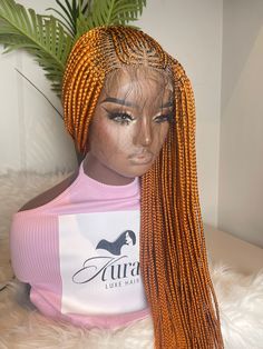 Step into the world of elegance and style with our Handmade closure Braided Wig. This authentic hairstyle is perfect for recreating the lace front box braid look effortlessly. Crafted with meticulous attention to detail, this wig captures the essence of spring hair in every strand. Indulge in the beauty of African braids without the commitment or hassle of traditional braiding techniques. The exquisite braided pattern adds a touch of sophistication to any outfit, making it ideal for parties, weddings, or a casual outing. Our Spring Store brings you this exceptional braided wig, designed specifically for those who appreciate high-quality craftsmanship. The wig is skillfully handmade, with each braid intricately intertwined for a natural appearance. Whether you're looking to enhance your pro Braiding Techniques, Lace Braids, Hair African, Braided Pattern, Lace Braid, Box Braid Wig, Braided Wigs, Box Braid, Spring Hair