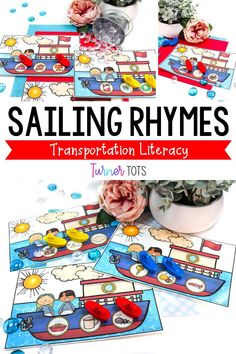 this is an image of salting rhymes transportation literature