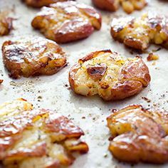 there are two pictures of different foods on the same plate, one is grilled and the other is cooked