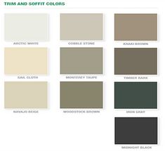 the different shades of paint that are available in this color scheme for furniture and home decor