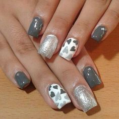 Trending Nail Colors, Nail Colors And Designs, Christmas Gel Nails, Nail Designs Valentines, Cute Gel Nails, Nail Designs Glitter