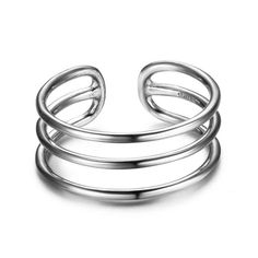 This multi-layer Women Open Cuff Adjustable Trendy Ring is a double-layer fashion design, with great workmanship, wear longer, and you can adjust the size to fit correctly. Delicate and simple appearance, elegant and beautiful will attract attention. The ring makes you more attractive and beautiful when you participate in any social events such as weddings, parties, shopping, meeting, etc. You will certainly get a ton of compliments on multiple occasions. Features: Metals Type: Silver Gender: Wo Cheap Rings, Fancy Rings, Layered Fashion, Contemporary Ring, Trendy Ring, Party Rings, Ring Shapes, Sterling Jewelry, Wedding Rings Vintage