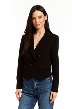 Introducing the Elga Blazer, a timeless and sophisticated addition to any wardrobe. Crafted with a classic tailored design and luxurious black fabric, this blazer exudes both elegance and professionalism! Tailored Design, Resort Style, Black Blazers, Black Fabric, New Dress, Dress Shop, Blazer, Wardrobe, Fabric