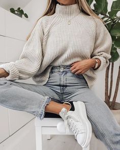 Pullover Outfit, Mode Inspo, Cute Everyday Outfits, Outfit Inspo Fall, 가을 패션, Fall Fashion Outfits, Winter Fashion Outfits, Preppy Outfits, Fall Winter Outfits