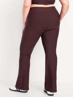 hidden front pocket go-dry wicks moisture extra high waist is 1" higher than standard high rise sits above belly button fitted hip and thigh hits below ankle 31 1/2" regular inseam 29 1/2" petite inseam 35 1/2" tall inseam models are approx.  5'9" and wear sizes s (4), l (12), and xl (18)machine wash according to the care instruction label Sports Bottoms With Contoured Waistband And 5-inch Inseam, Solid Moisture-wicking Bottoms With 5-inch Inseam, Solid Yoga Pants With Contoured Waistband And 5-inch Inseam, Fitted Yoga Pants With 5-inch Inseam, Elastane Activewear With Wide Waistband, Fitted Sports Bottoms With Comfort Waistband, Workout Bottoms With 4-way Stretch And Contoured Waistband, Solid Color Mid-rise High Stretch Yoga Pants, Solid Mid-rise High Stretch Yoga Pants