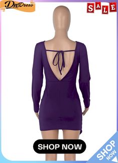 Autumn Casual Purple Long Sleeve Irregular Mini Dress Spring Asymmetrical Long Sleeve Dress For Date Night, Stretch Long Sleeve Asymmetrical Dress For Night Out, Casual Asymmetrical Mini Dress For Fall, Casual Asymmetrical Dress For Fall Party, Purple Long Sleeve Bodycon Dress For Fall, Summer Long Sleeve Asymmetrical Dress For Night Out, Spring Party Mini Dress With High-low Hem, Trendy Dress With Asymmetrical Hem For Night Out, Trendy Dresses With Asymmetrical Hem For Night Out