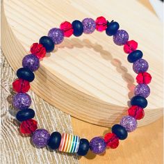 With Every Wear Of The Lgbtq Bracelet, We Celebrate Love, Equality, And The Beauty Of Our Unique Identities. Multicolor Jewelry For Pride Gift, Multicolor Bracelets For Pride, Bisexual Bracelet, Adjustable Multicolor Bracelets For Pride, Subtle Bisexual Bracelet, Lgbtq Bracelet, Cable Bracelets, Stackable Bangles, Stones Jewelry