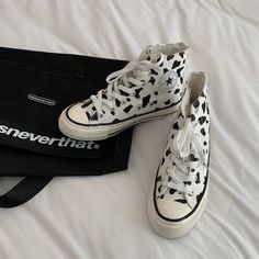 Converse 2020, Painted Canvas Shoes, Converse Black, Painted Canvas