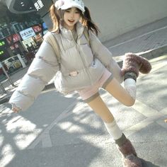 Winter Japanese Outfits, Japanese Aesthetic Clothes, Skating Outfits, Cool Fits, Kawaii Clothes, Dream Clothes, Aesthetic Outfits, Types Of Fashion Styles