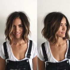 22 Hottest Short Hairstyles for Women 2019 - Trendy Short Haircuts to Try Hair Do For Medium Hair, Wavy Bob Hairstyles, Oval Face Hairstyles, Modern Haircuts, Ombré Hair, Penteado Cabelo Curto, Shoulder Length Hair, Cool Haircuts, Short Hairstyles For Women