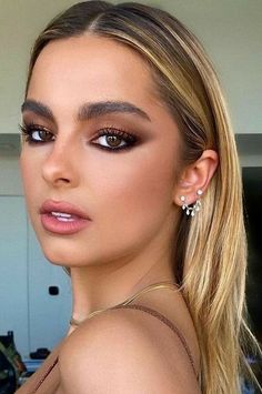 Club Makeup, Golden Makeup, Bronze Eye Makeup, Going Out Makeup, Bronze Makeup, Brown Makeup, Bridal Makeup Looks