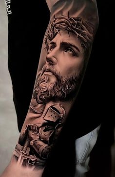 Jesus On The Cross Tattoo, Jesus Face Tattoo, Tattoo Jesus Cristo, Japanese Tiger Tattoo, Gladiator Tattoo, Jesus Tattoo, Jesus Face