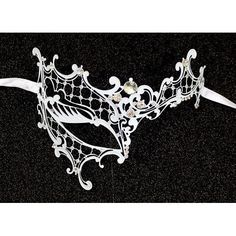 White Masquerade Mask, Snow White Halloween Costume, Phantom Mask, Masquerade Ball Mask, Venetian Masquerade Masks, Halloween Ball, Metal Mask, Ball Mask, Venetian Masquerade