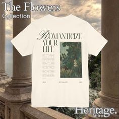 Vintage Flowers Graphic t-shirt, Retro Flowers t-shirt, Retro Flowers Nature t-shirt, Nature, Flowers, Flowers Gifts, Cotton Unisex Tee - FREE SHIPPING - Become a part of a growing vintage brand of young wearers brought together by the old money aesthetic  - Comfortable unisex fit & tees are soft and durable  - Professional high-quality print - Many colors to choose from - 100% cotton  ORDER & SHIPPING - Select your size and color with the drop-down menus & add to cart - For multiple orders simp The Old Money Aesthetic, Flowers Graphic, Flowers Gifts, Money Aesthetic, Nature Flowers, Flower Graphic, Old Money Aesthetic, Vintage Branding, Retro Flowers