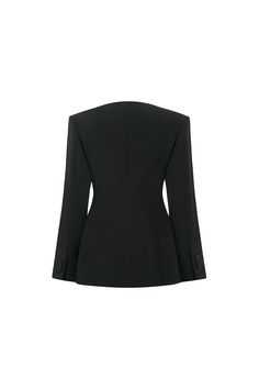 Made from premium poly silk, its A-line shape and long sleeves provide a sophisticated silhouette. Perfect for any occasion, it exudes sophistication and refinement. Elegant Fitted Long Sleeve Blazer, Elegant Tailored Long Sleeve Blazer, Timeless Long-sleeved Evening Blazer, Timeless Long Sleeve Evening Blazer, Elegant Long Sleeve Evening Blazer, Elegant Long Sleeve Blazer For Formal Occasions, Elegant Formal Long Sleeve Blazer, Elegant Long Sleeve Office Blazer, Elegant Long Sleeve Blazer For Office