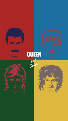 the four faces of queen and prince poster