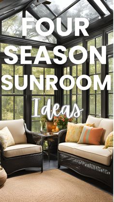 the four season sunroom ideas are great for any room in your home or office