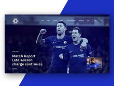 an image of the chelsea team website