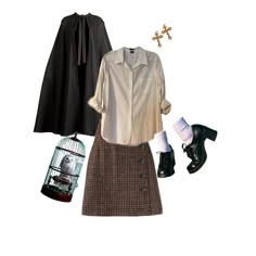 Zoia Mossour, Zooey Deschanel Style, Hp Outfits, Hogwarts Outfits, Chaotic Academia, Dark Academia Clothes, Academia Clothes, Timeless Outfits