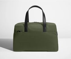 The Overnight Bag | Away: Built for Modern Travel Modern Laptop Bag With Luggage Sleeve For On-the-go, Modern Weekender Bag With Removable Pouch For On-the-go, Modern Travel Bag With Double Handle For On-the-go, Modern On-the-go Tote Luggage, Modern Large Capacity Top Handle Travel Bag, Modern Weekender Bag With Top Carry Handle, Green Rectangular Laptop Bag For On-the-go, Functional Tote Travel Bag For Overnight Trips, Modern Travel Bag With Top Carry Handle